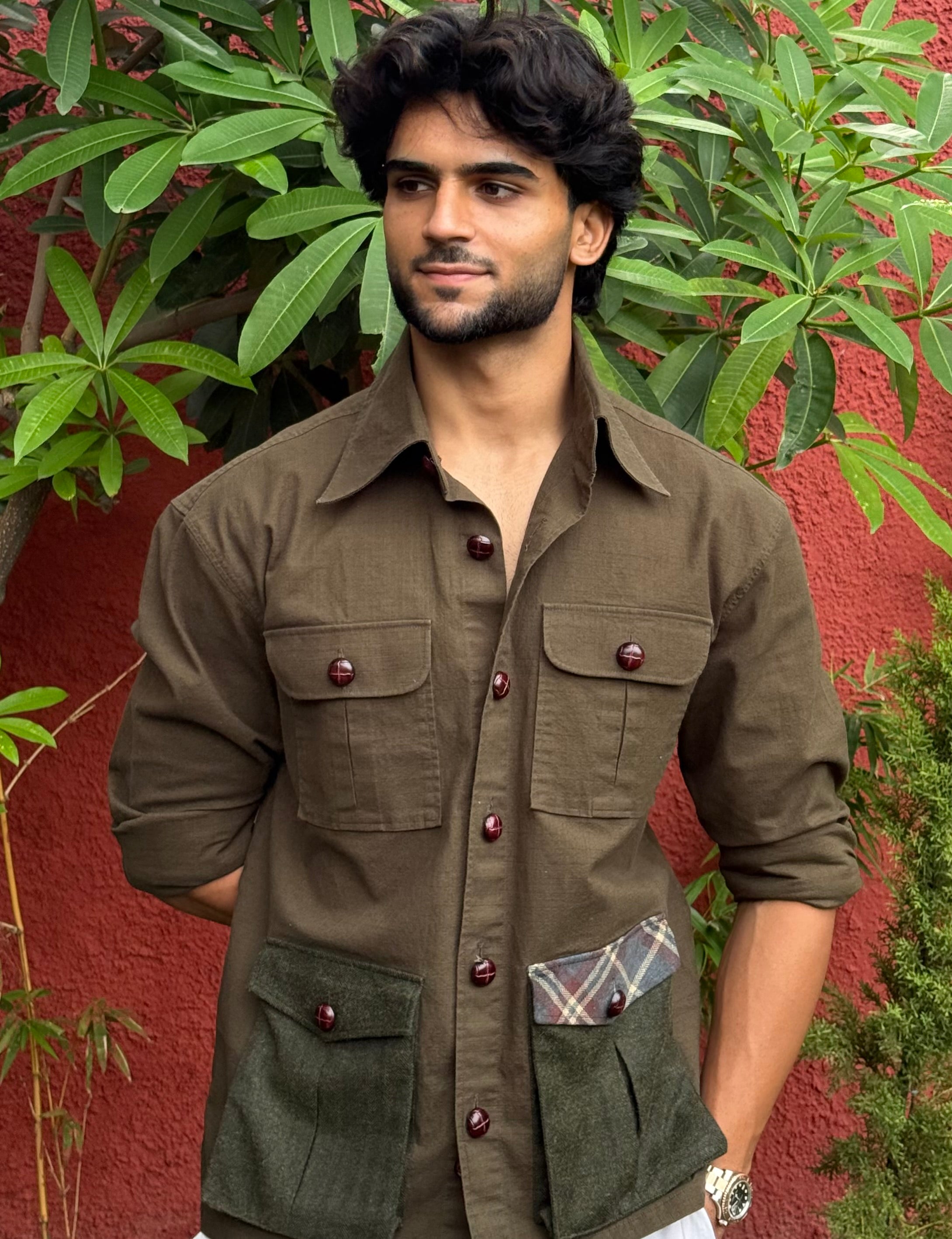 The Elmridge Tweed Pocket Shirt