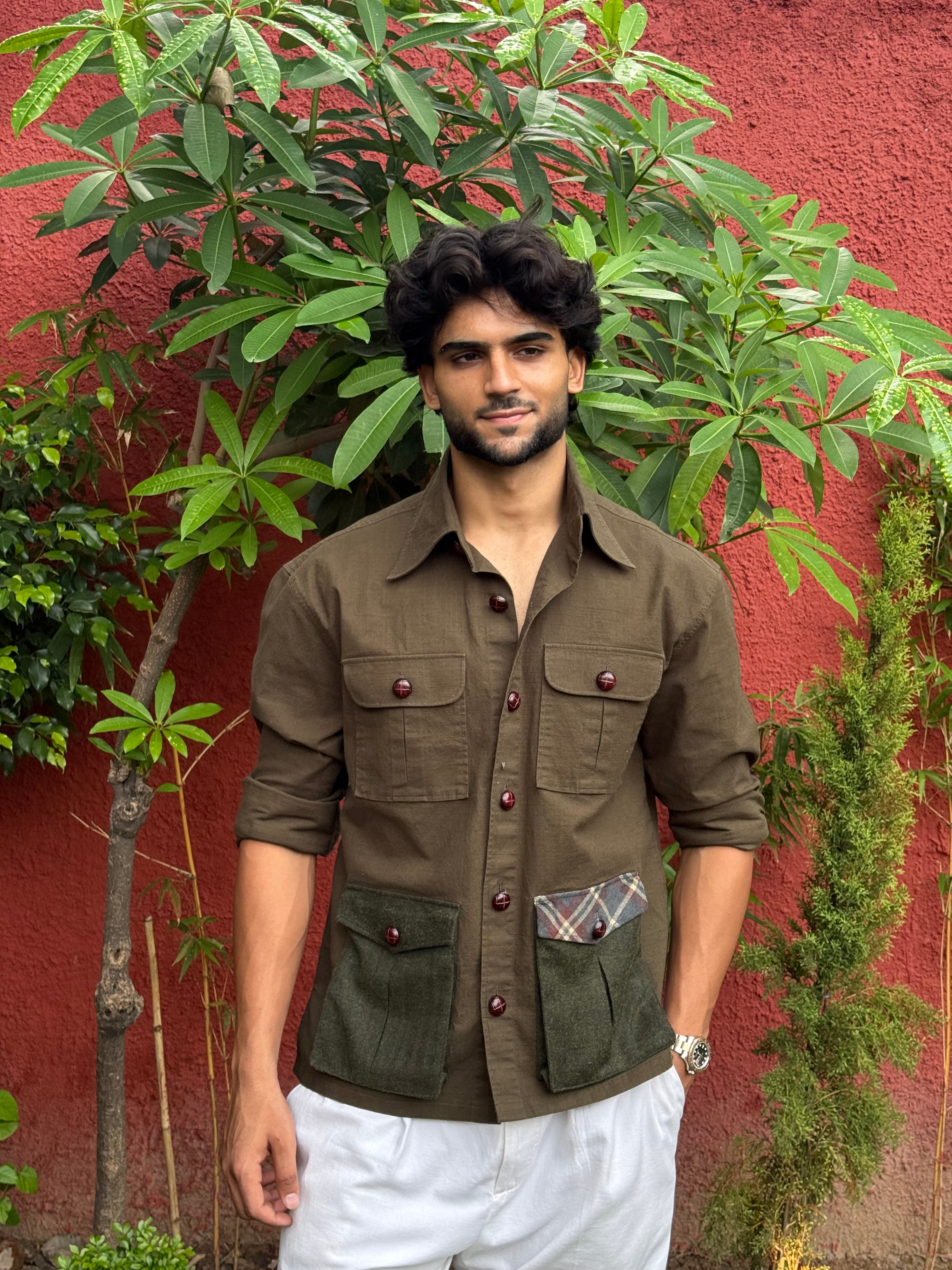 The Elmridge Tweed Pocket Shirt