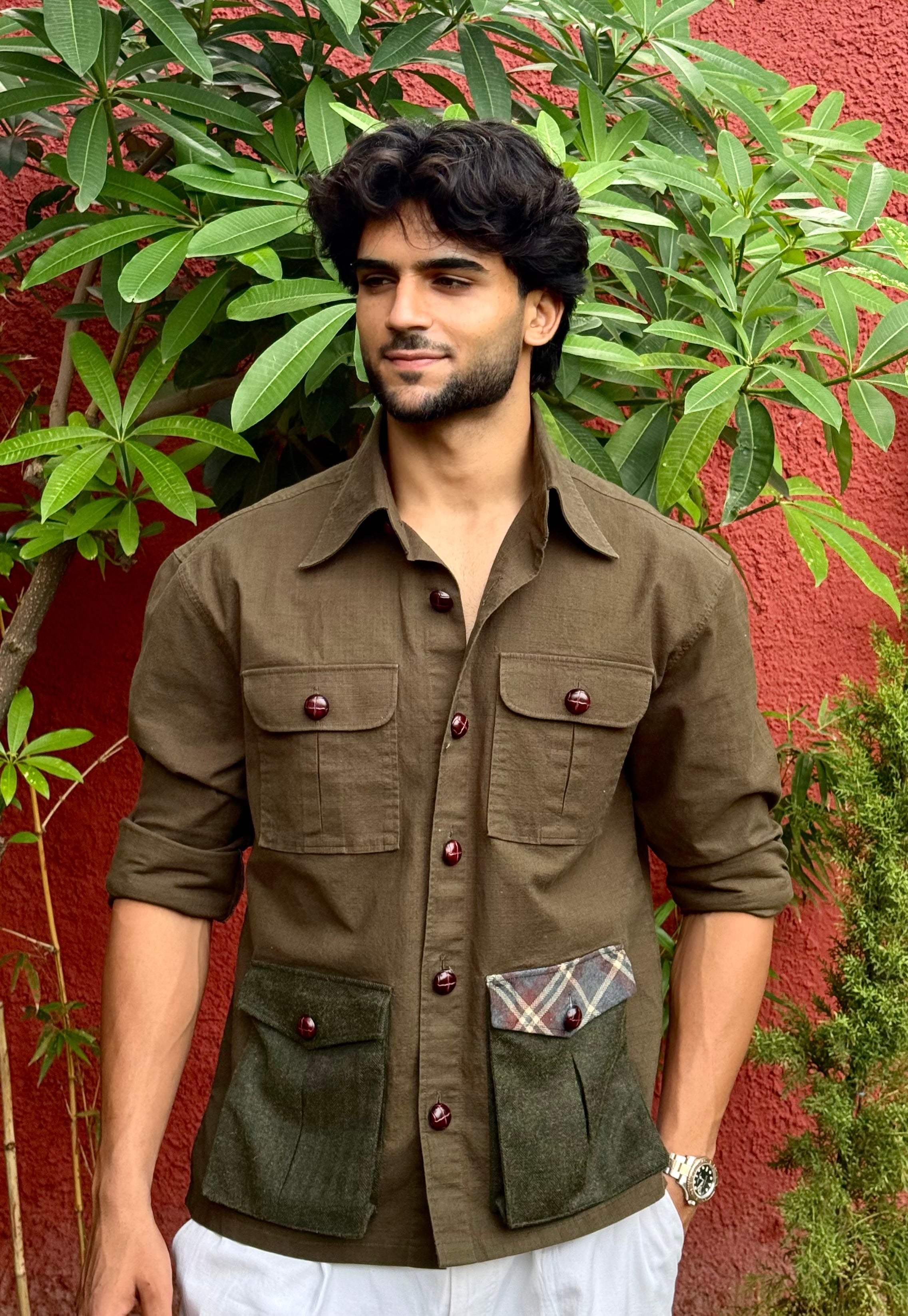 The Elmridge Tweed Pocket Shirt