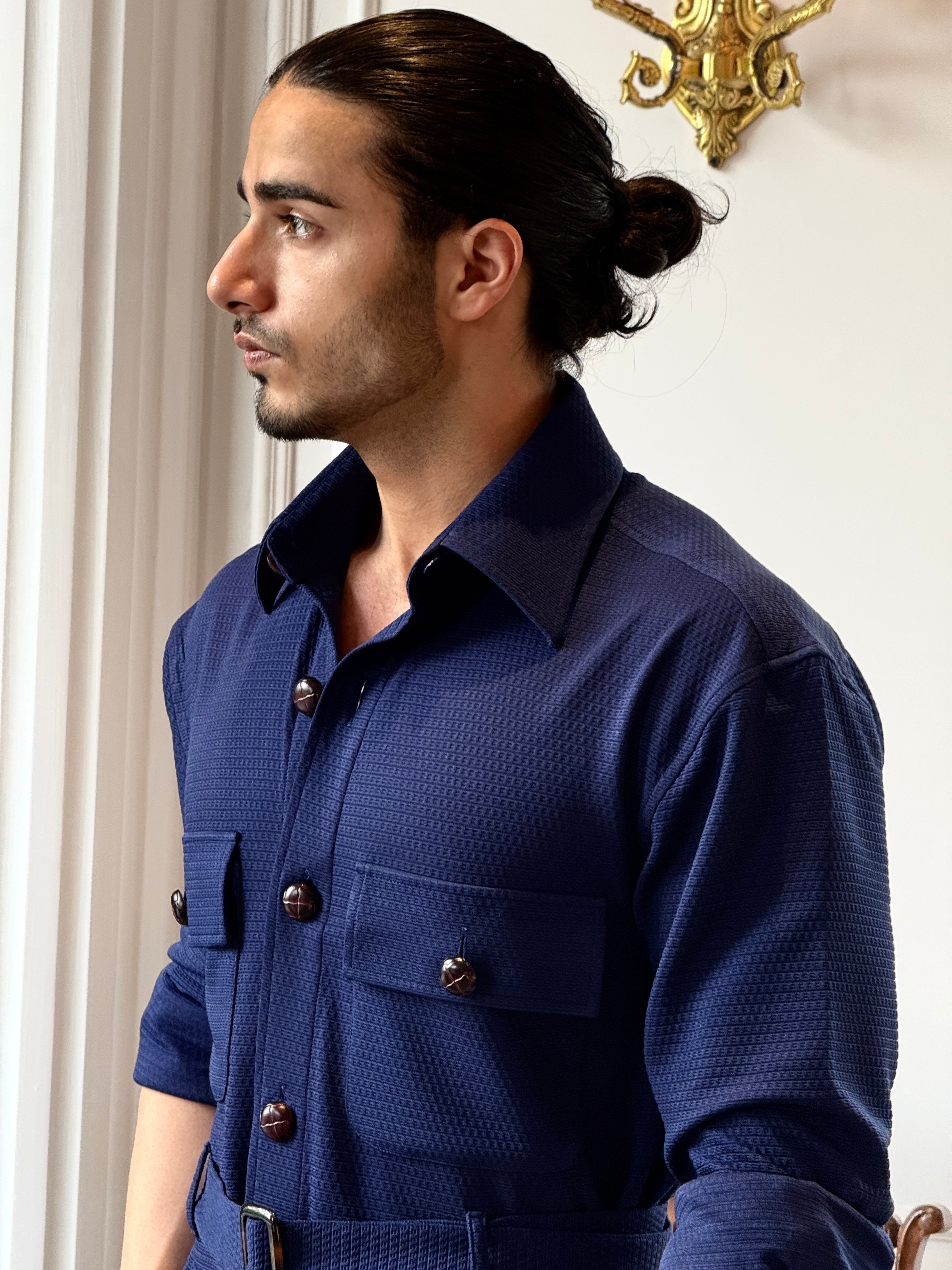 The Navy Sovereign Safari Shirt