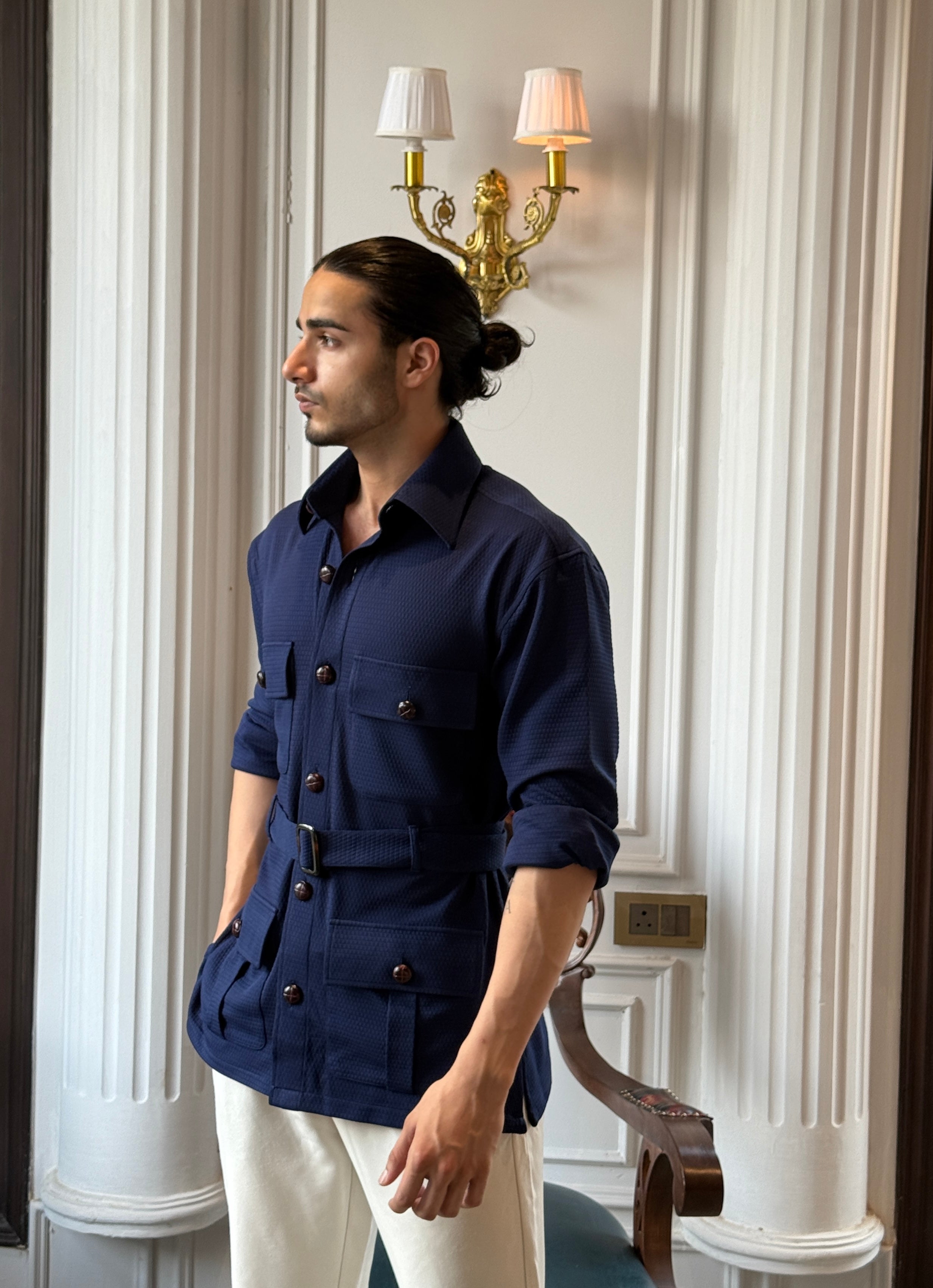 The Navy Sovereign Safari Shirt