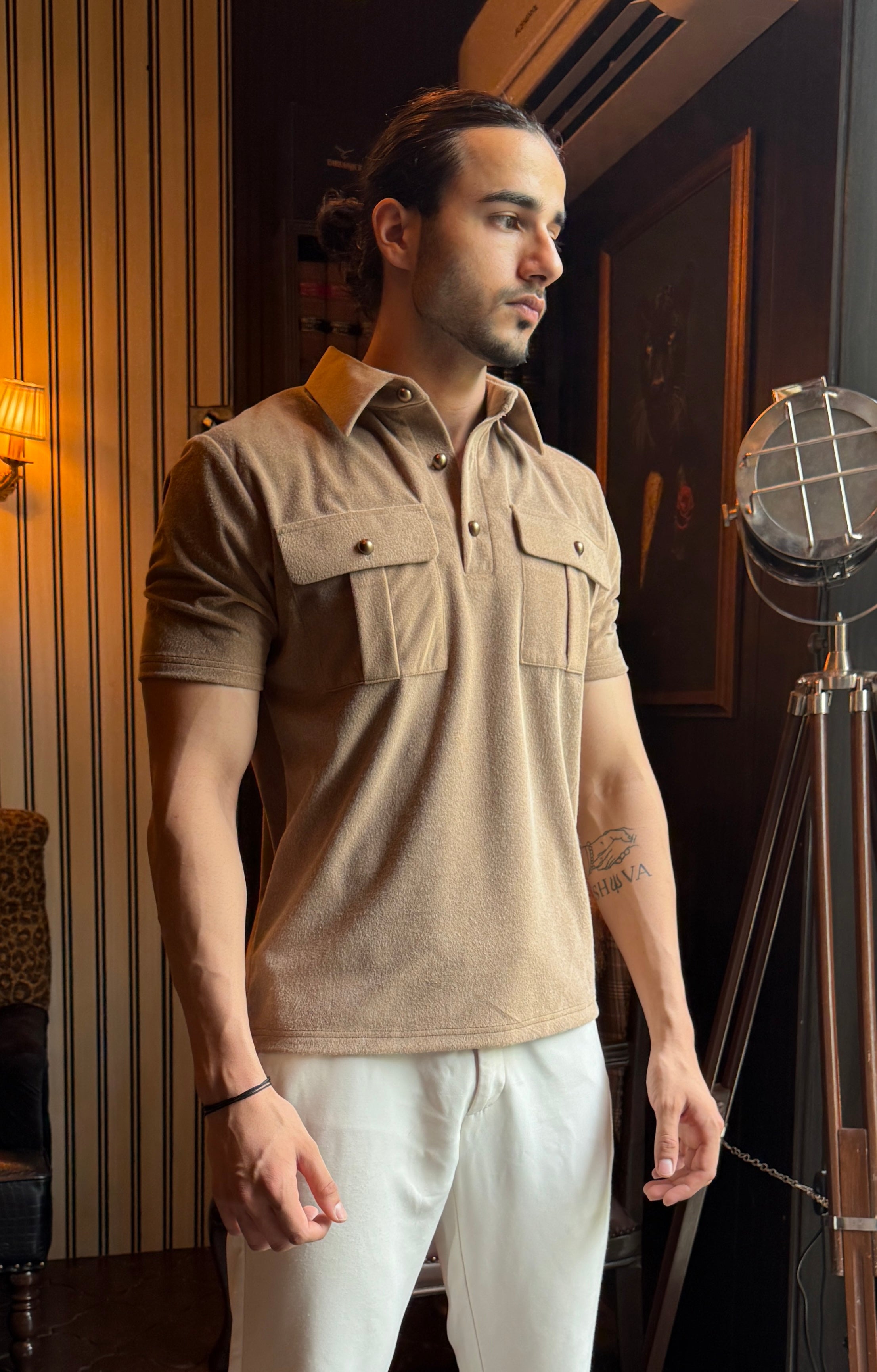 The Brushed SandFord Polo