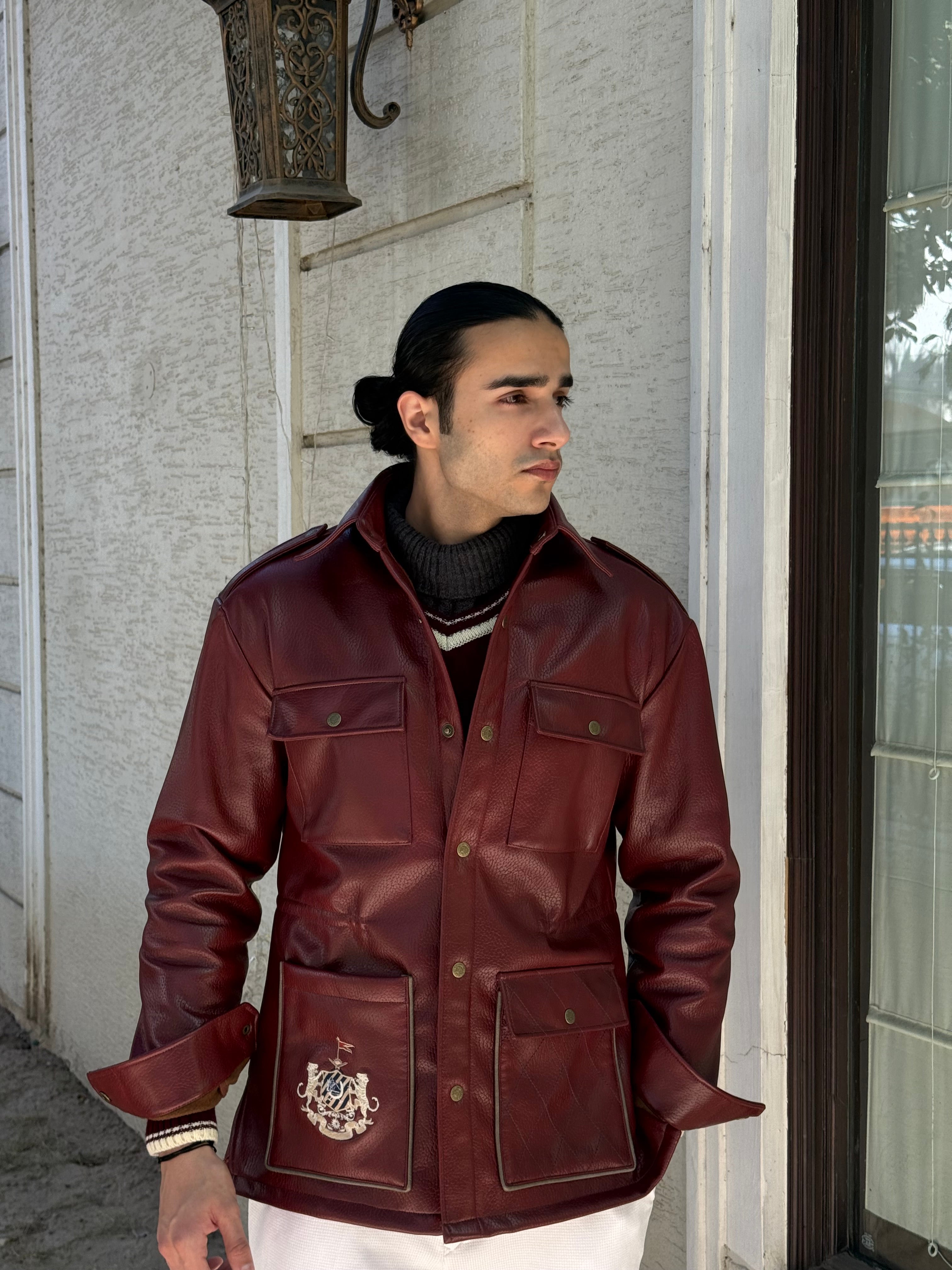 The Crownfield Leather Jacket