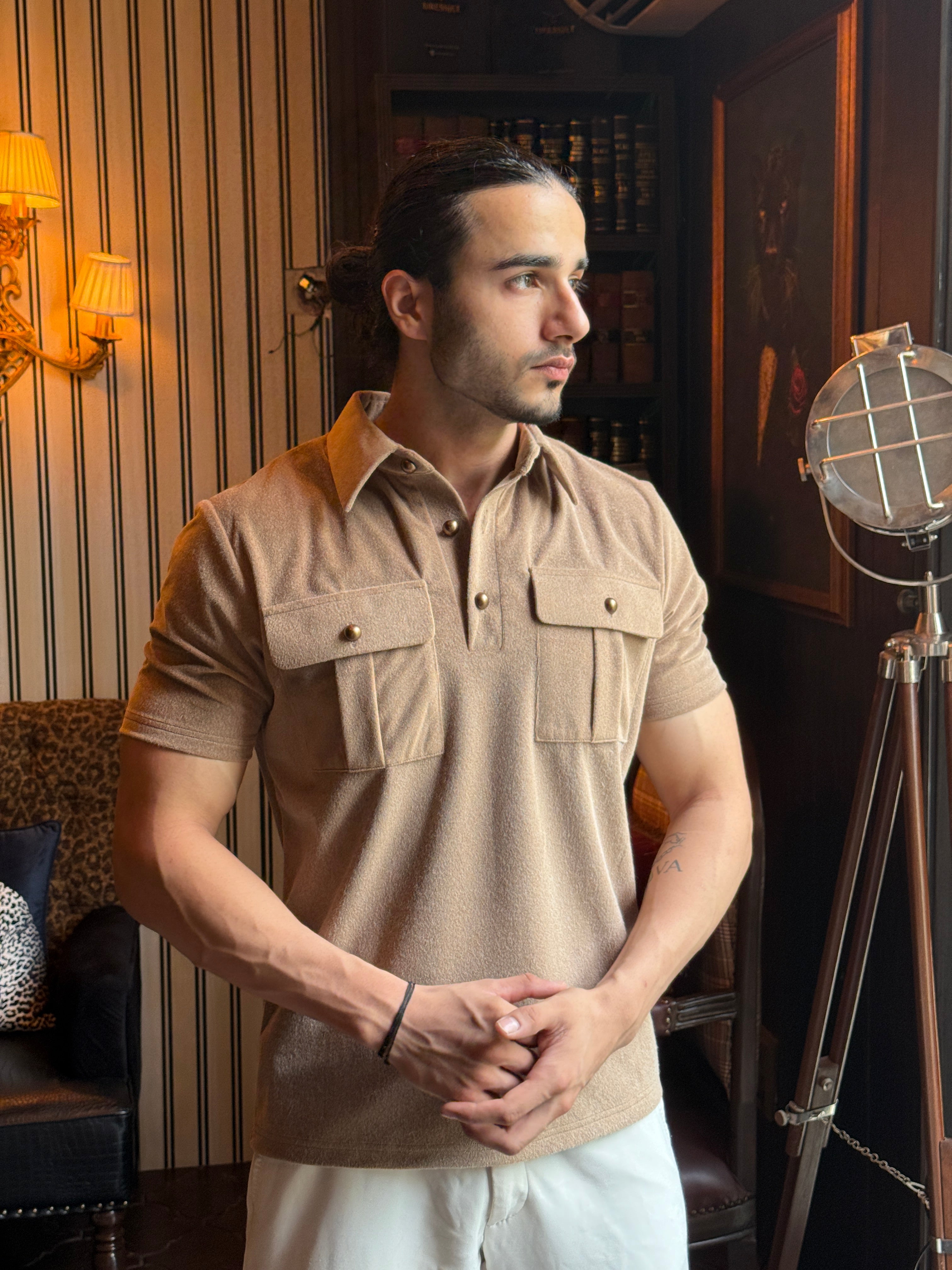The Brushed SandFord Polo