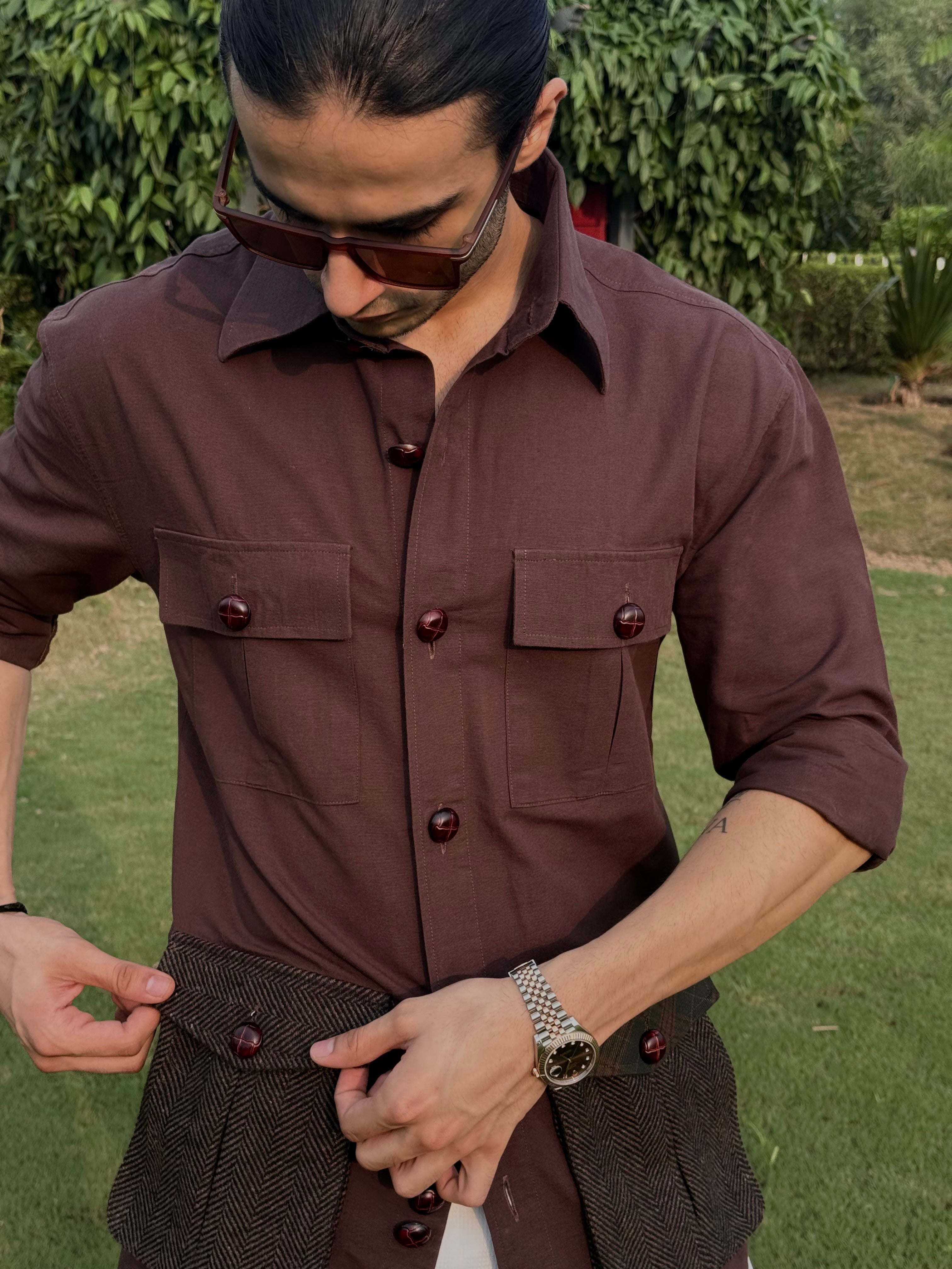 The Brown Haverford Shirt
