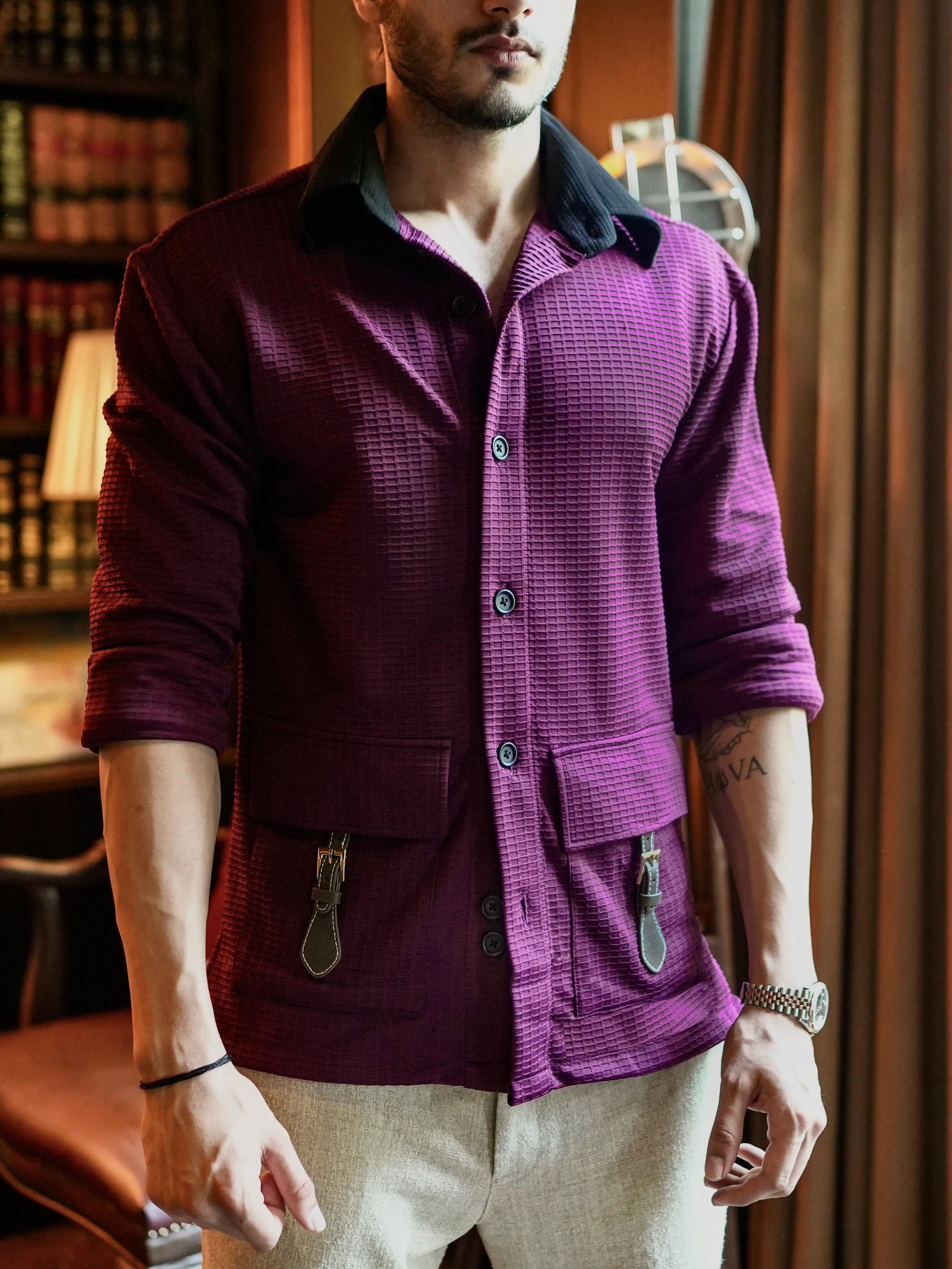 The Duke Fire Brick Double Buckle Shirt