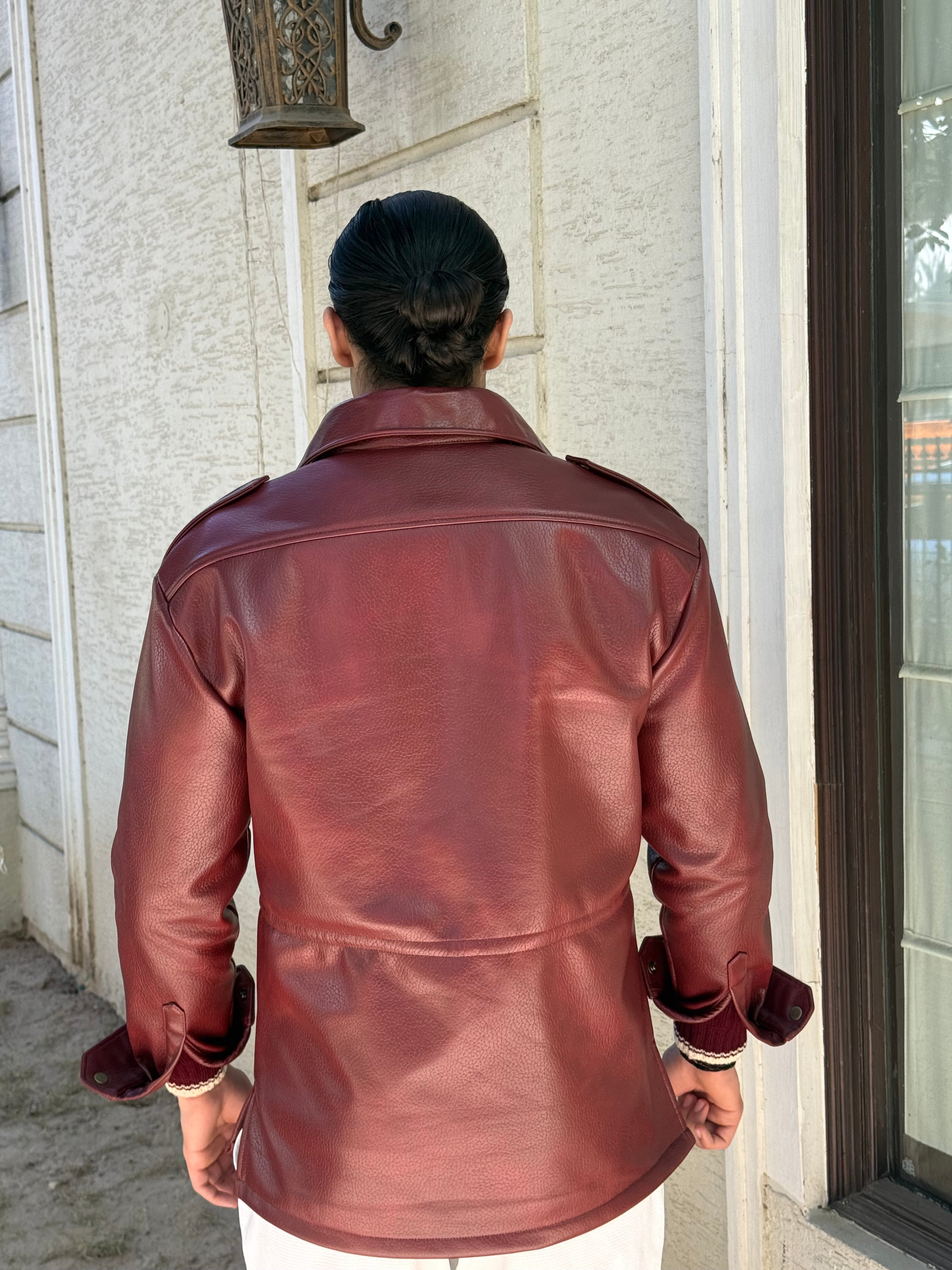 The Crownfield Leather Jacket