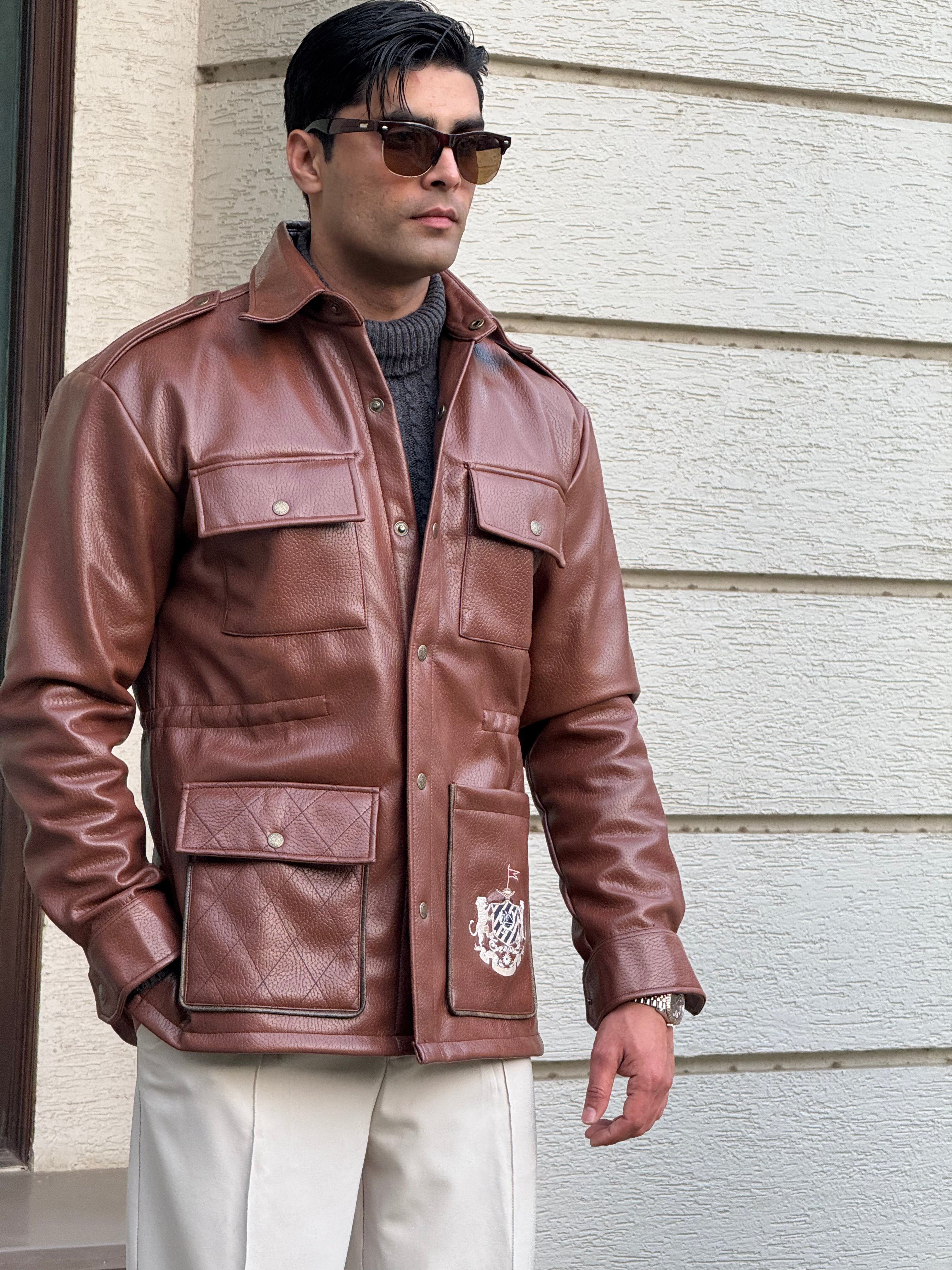 The Crownfield Leather Jacket