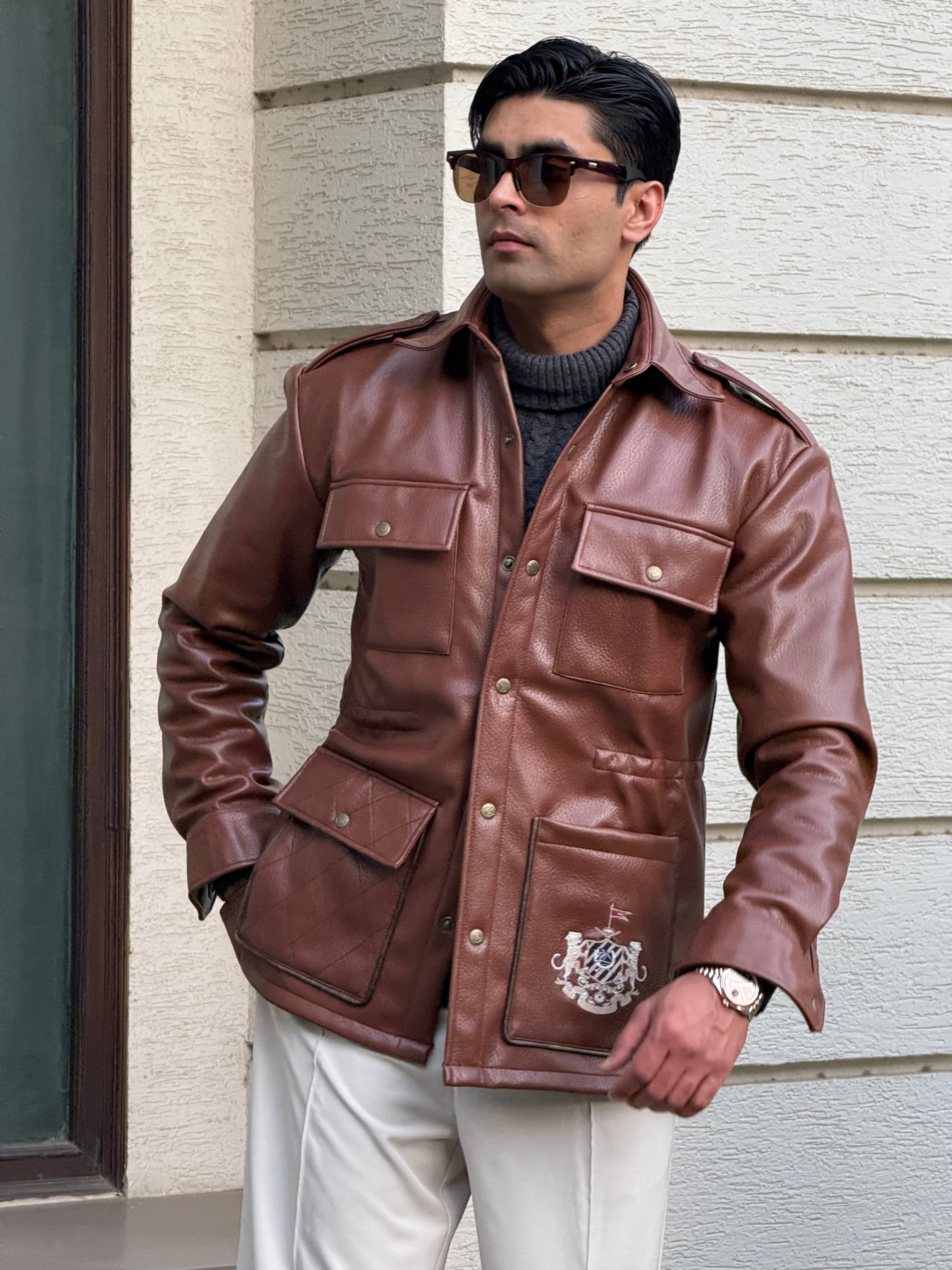 The Crownfield Leather Jacket