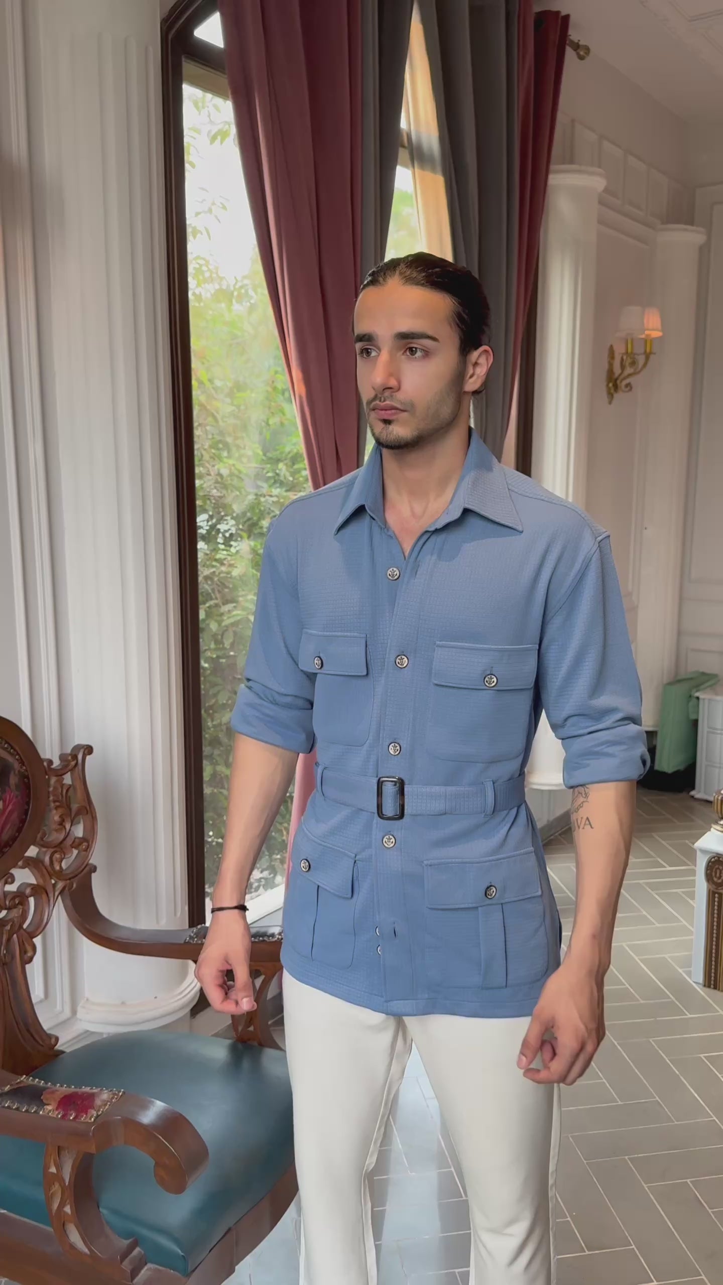 The French Riviera Safari Shirt