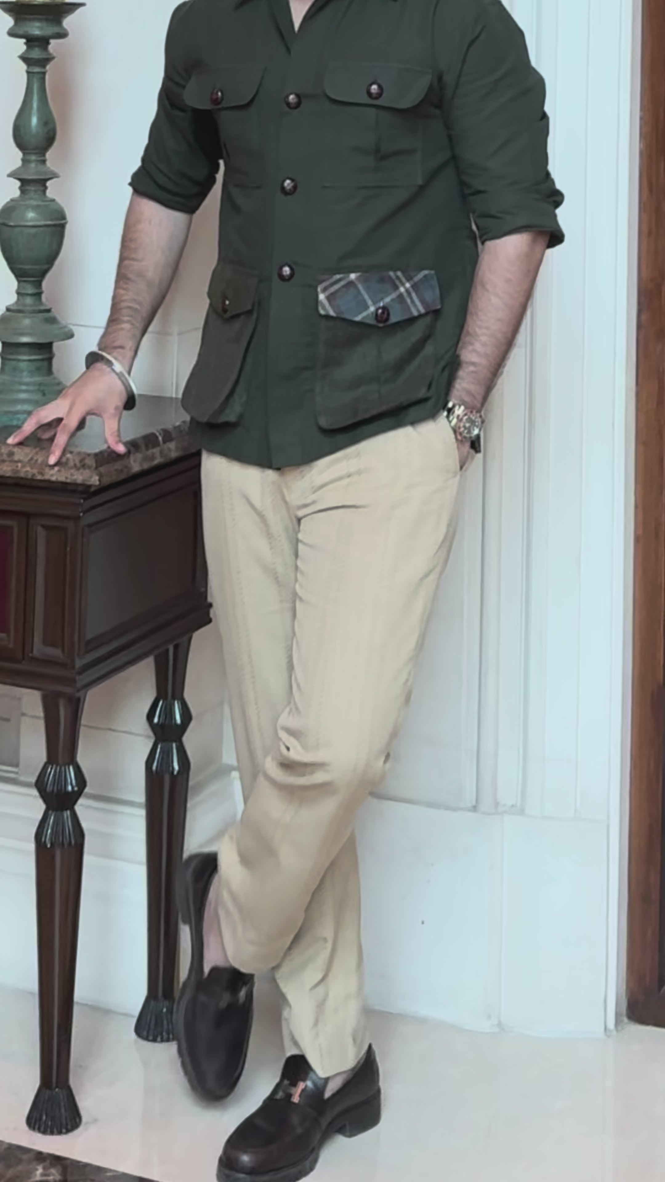 The Elmridge Tweed Pocket Shirt